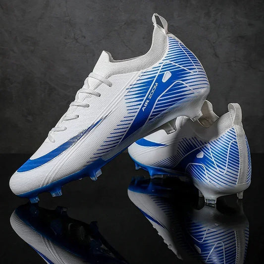 New Men Football Boots Training Shoes Soccer Shoes FG Non-Slip Soccer Cleats Long Spikes Ultralight Outdoor Drop Shipping