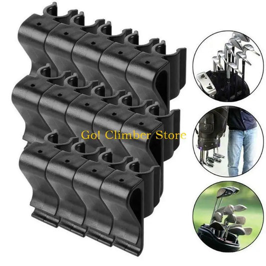 14Pcs Golf Club Bag Clips  Black Putting Clip Golf Accessories for Golfer